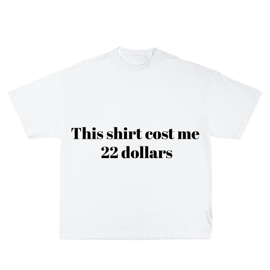 This Shirt Cost 22 Dollars